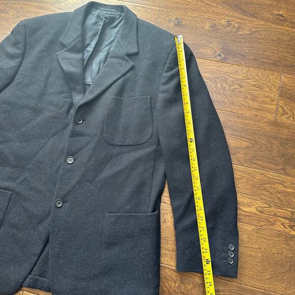 Ermenegildo Zegna cashmere sport coat jacket collar button front large - Picture 14 of 15